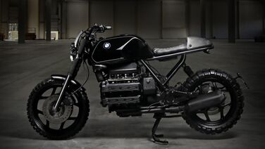 All Black BMW K100 LT custom bike by Titan Motorcycle