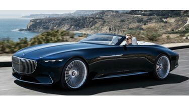 Maak kennis met de adembenemende Merdedes Maybach 6 Cabriolet