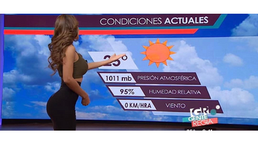 Yanet Garcia is de heetste weervrouw ter wereld