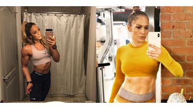 Bizar: deze bodybuildster is een Jennifer Lopez dubbelganger