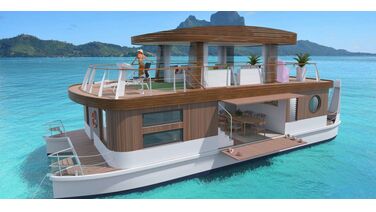 Met 8 vrienden in deze watervilla varen bij Bora Bora is dé droomvakantie