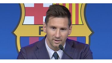 Dit indrukwekkende (en peperdure) horloge droeg Lionel Messi bij zijn FC Barcelona afscheid