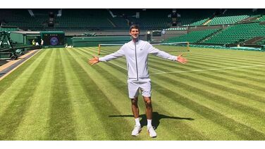 Het vermogen van tennisser Novak Djokovic