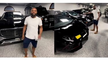 Floyd Mayweather pronkt met leipe verzameling van 17 (!) supercars