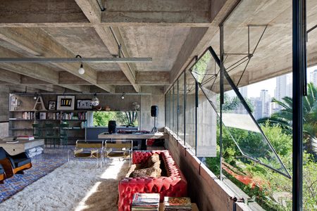 Illustratie voor: Het bijzondere huis van archtitect Paulo Mendes Da Rocha