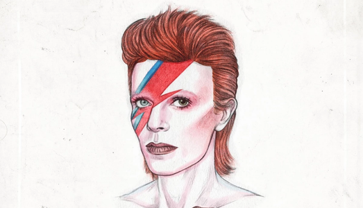 Illustratie voor: Eerbetoon aan David Bowie door prachtige illustraties