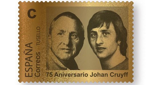 24 karaats johan cruijff postzegel