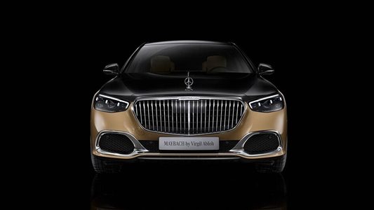 De door Virgil Abloh ontworpen Maybach.