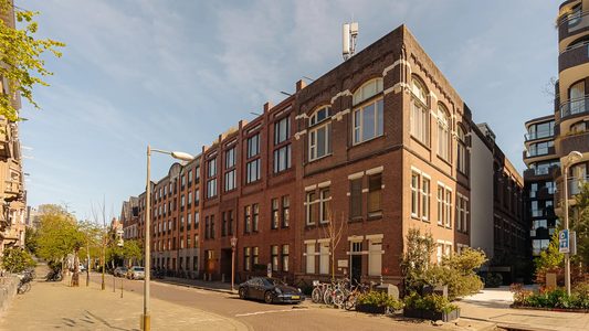 De woning in Amsterdam.