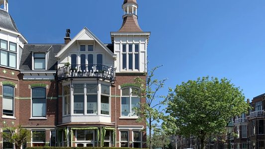 Het herenhuis in Den Haag.