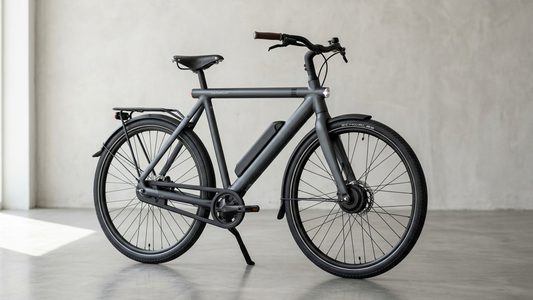 Een e-bike met een riemaandrijving.