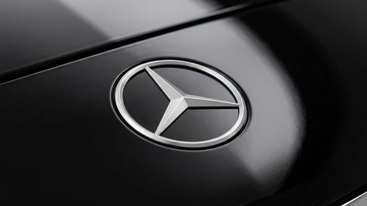 Het logo dat op de Mercedes Baby G-Klasse zal worden aangebracht.