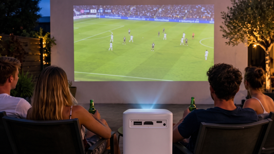 De 4K-projector die bij Action te koop is.