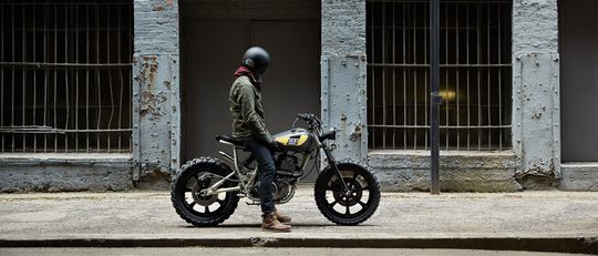 Illustratie voor: Custom Yamaha SR500 is een meesterwerk