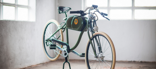Illustratie voor: Elektrische fiets geïnspireerd op cafe racers is awesome