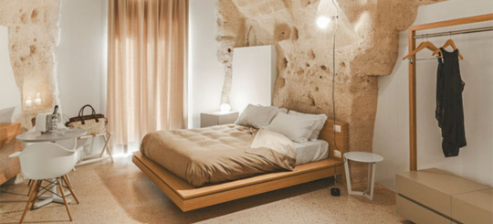 Illustratie voor: Dit hotel in Italië is de letterlijke vertaling van een mancave
