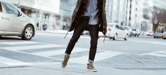 skinny jeans-heren spijkerbroek-MAN MAN