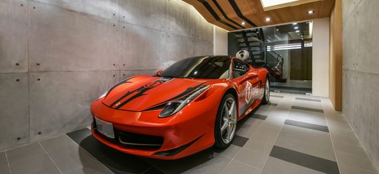 Illustratie voor: Parkeer jouw Ferrari in dit brute appartement in Taiwan