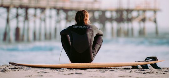 gids leren surfen beginners MAN MAN
