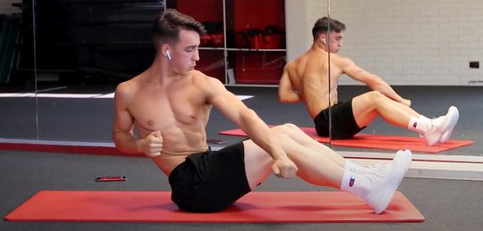 work-out met eigen lichaamsgewicht