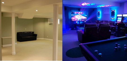 Man bouwt kelder om tot meest bizarre mancave die je kunt bedenken