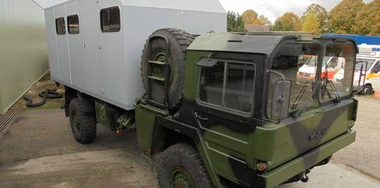 Camper leger vrachtwagen