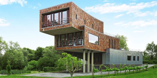 Illustratie voor: Zéér unieke designvilla midden in de natuur steelt de show op Funda