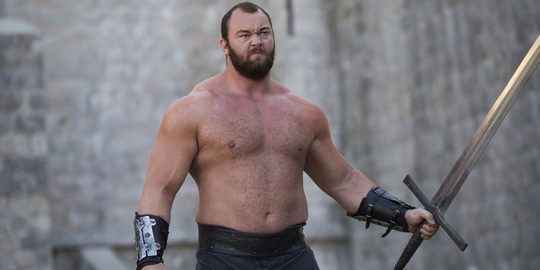Illustratie voor: Bizarre transformatie: The Mountain uit Game of Thrones valt 50 kg af