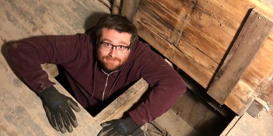 Man vindt oude collectie whisky flessen