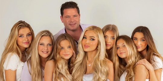 vader krijgt knappe dochters