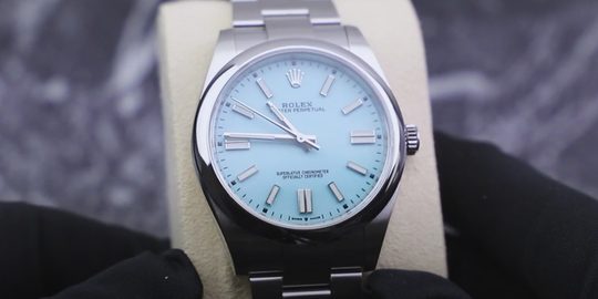 Rolex Oyster Perpetual blue tiffany dial prijsstijging 2021 2022