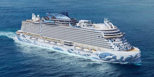 norwegian prima cruiseschip kartbaan luxe ter wereld