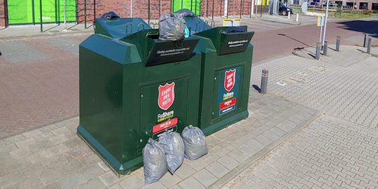 textielbak voor kleding