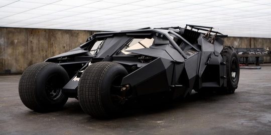 Illustratie voor: Replica’s van de Batmobile uit ‘The Dark Knight’ voor zo’n € 2,8 miljoen te koop