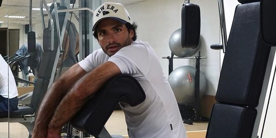 work-out routine carlos sainz