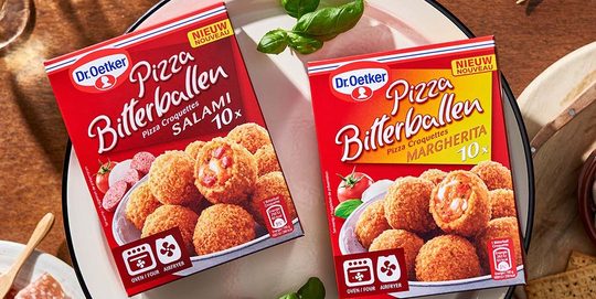 dr oetker pizza bitterballen voor de airfryer