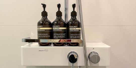 Badspullen in een hotel