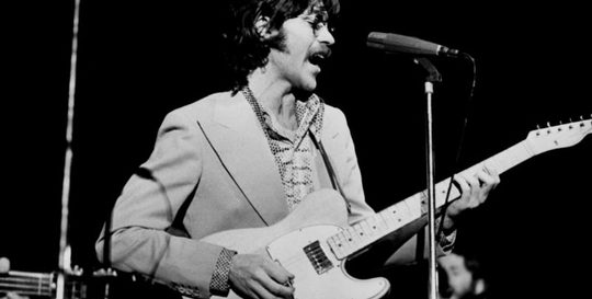 Illustratie voor: Historische veiling: de Fender Telecaster van Bob Dylan gaat onder de hamer