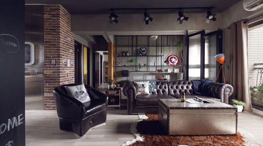 Illustratie voor: Dit appartement is de ultieme Mancave