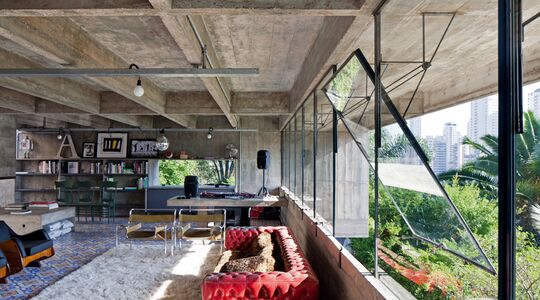 Illustratie voor: Het bijzondere huis van archtitect Paulo Mendes Da Rocha
