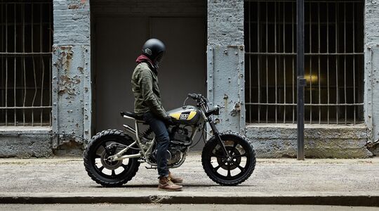 Illustratie voor: Custom Yamaha SR500 is een meesterwerk