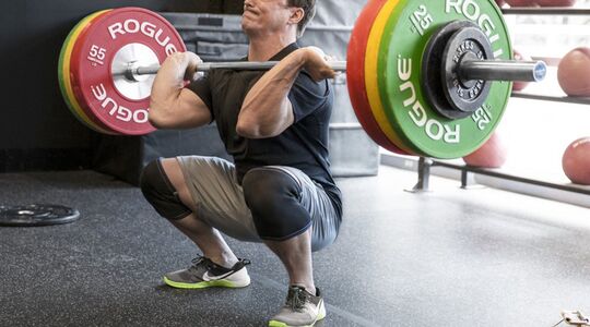 Illustratie voor: Vijf tips om beter te trainen met knieklachten
