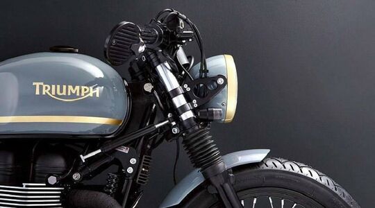 Illustratie voor: Deze Custom Triumph Bonneville is de motor van je dromen
