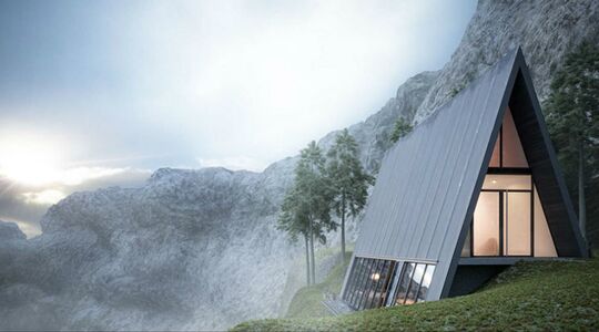 Illustratie voor: Deze cliffside woning is next-level