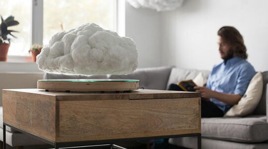 Illustratie voor: Een zwevende wolk is binnenkort jouw muziekinstallatie