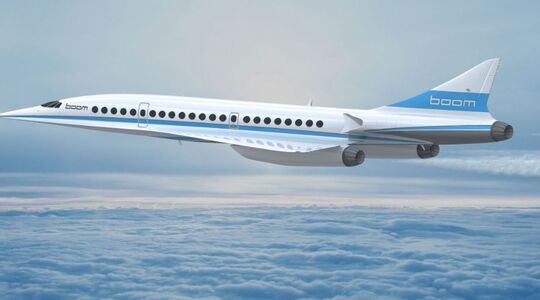 Illustratie voor: Richard Branson ontwikkelt snelste passagiersvliegtuig tot nu toe