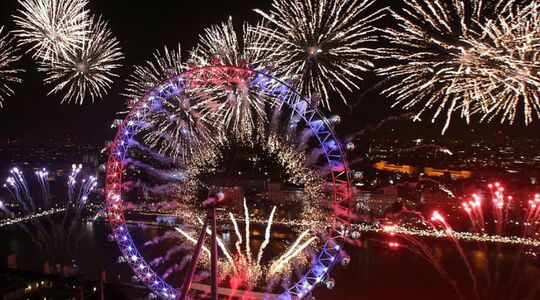 Illustratie voor: Londen gaf de beste vuurwerkshow ter wereld