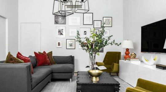 Illustratie voor: Het interieur van deze luxe loft is de droom van iedere man