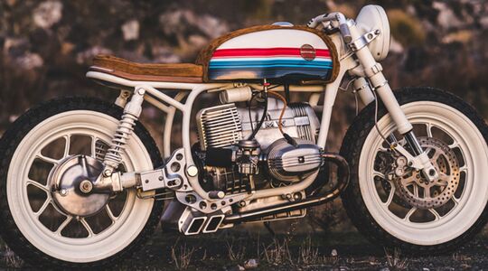 Illustratie voor: De BMW R80 Skyway neemt je in één klap mee naar Californië