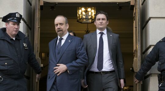 de première van Billions seizoen 3 staat eraan te komen MAN-MAN